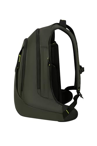 Samsonite Paradiver Light - Mochila portátil L+ 15.6 pulgadas, 48 cm, 24 L, Verde Selva