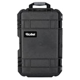 Rollei Hard Case 5737 Trolley - Maleta Extremadamente Robusta, irrompible e Impermeable con Equipamiento de Espuma Flexible, Transporte cómodo, regulación automática de la presión y protección