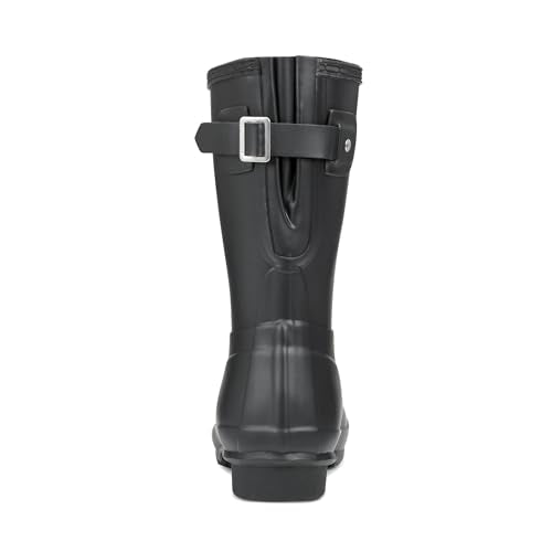 Hunter Original Adjustable Short Rubber Botas Mujer, Negro, 37 EU
