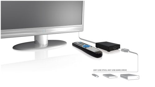 Freecom Mediaplayer XS Negro reproductor multimedia y grabador de sonido - Reproductor/sintonizador (USB 2.0, Negro, Alámbrico)