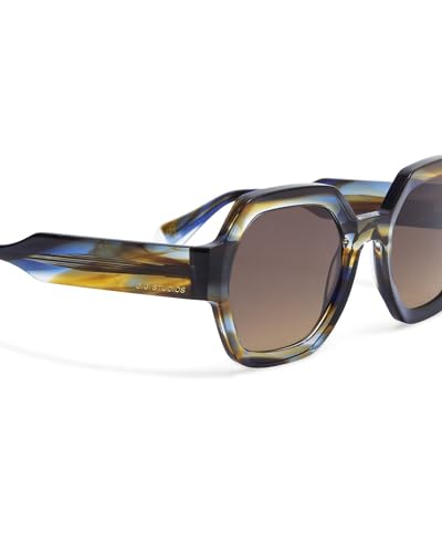 GIGI STUDIOS Grace Sunglasses, Blue, 49mm, 44mm para Mujer