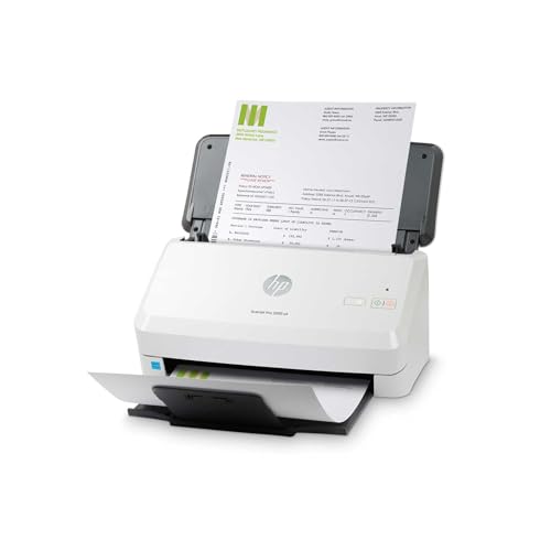 HP ScanJet Pro 3000 s4 - Escáner con alimentador automático de hojas, USB 3.0, 40 ppm, Blanco