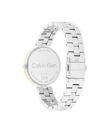 Calvin Klein Reloj De Movimiento De Cuarzo De Dos Manecillas para Mujer Colección Gleam con Correa de Acero Inoxidable Bicolor - 25100012