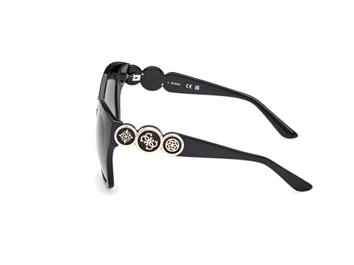 GUESS Gafas de Sol GU00197 01B shiny black 55/20/140 Mujer