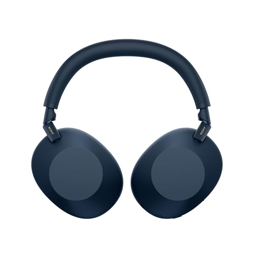 Sony WH-1000XM6 Auriculares Bluetooth inalámbricos con Noise Cancelling, Sonido de Alta resolución, cómodos, diseño Plegable, Estuche Resistente, 30 Horas de batería, iOS y Android - Azul Medianoche