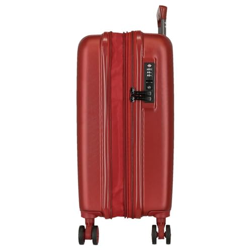 Joumma Marvel Ironman Juego de Maletas Rojo 55/65 cms rígida 6,8 kgs Cierre TSA Integrado ABS 6,8 kgs 109L Extensible Equipaje de Mano