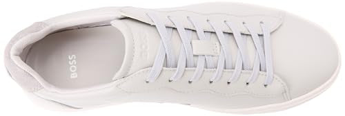 BOSS Rhys_Tenn_FL, Zapatillas Mujer, Light/Pastel Grey, 42 EU