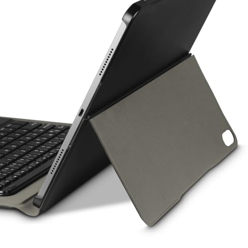 Hama Funda con Teclado para iPad Air de 13" 2024 (Teclado Bluetooth con Panel táctil, función Atril, Funda magnética, Funda para Tablet para Apple iPad Air de 13 Pulgadas, Teclado extraíble), Color