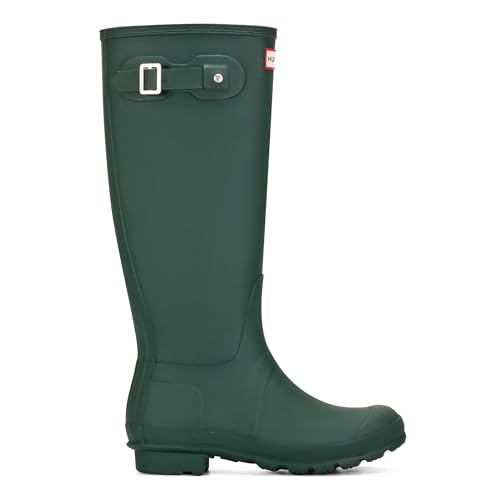 Hunter Wellington Boots, Botas de Lluvia para Mujer, Verde Hunter Grün, 38 EU
