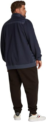 Tommy Hilfiger Sudadera con Cremallera BT-Mix Media Stand CLLR-B MW0MW39138 para Hombre, Azul, Talla 3XL, Azul (Desert Sky), 3XL Plus