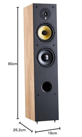 Davis Acoustics Ariane 5 Roble Claro (Light Oak) - Columna de 3 vías/3 Altavoces - Altavoz Vendido por Unidad