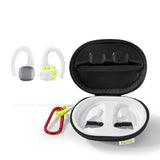 Hama | Auriculares Inalámbricos Bluetooth Deportivos (Auriculares Deportivos con hasta 7h de Música, IPX5, Micrófono Integrado) Blanco y Amarillo