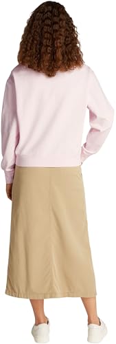 Tommy Hilfiger Sudadera Mujer Contrast Flag Regular Fit, Rosa (Light Pink), M