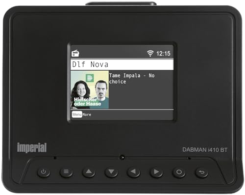 Imperial DABMAN i410 BT Radio Internet, Adaptador Dab+, Ideal para instalaciones de Alta fidelidad (Sonido estéreo, Internet/Dab+/ FM, emisión y recepción Bluetooth, Modo Hotel, Streaming, UPnP,