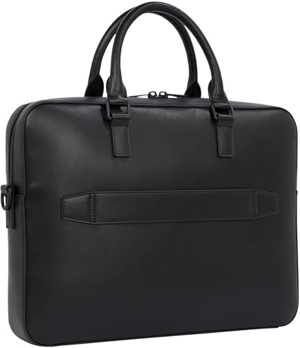 Tommy Hilfiger Maletín para portátil Hombre Corp elegante, Negro (Black), Talla Única