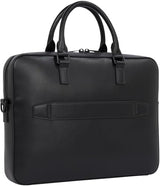 Tommy Hilfiger Maletín para portátil Hombre Corp elegante, Negro (Black), Talla Única