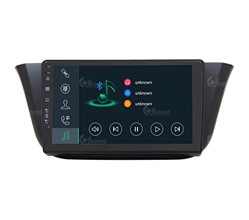 Jf Sound car audio system Autorradio de Ajuste Personalizado para Iveco Daily Android GPS Bluetooth WiFi Dab USB Pantalla táctil Full HD 9" procesador de 8 núcleos y comandos de Voz, Negro