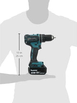 Makita DHP485RFJ-Atornillador de batería 18V 2x3.0AH, Azul, Size
