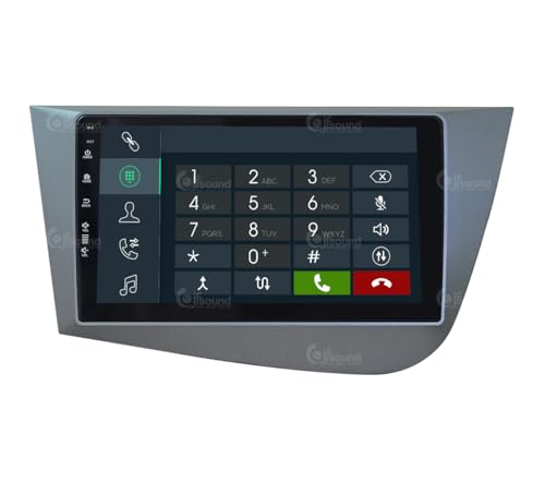 Radio de Coche para Seat Leon 2005-2012 Android GPS Bluetooth WiFi USB Dab+ Touchscreen 9" 8core Carplay AndroidAuto