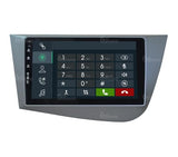 Radio de Coche para Seat Leon 2005-2012 Android GPS Bluetooth WiFi USB Dab+ Touchscreen 9" 8core Carplay AndroidAuto