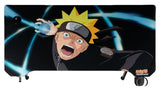 Konix Naruto Shippuden Escritorio Gaming 121 x 69 x 76 cm en Forma de Y - Mesa de Madera y Metal - Portavasos - Soporte para Auriculares - Motivo Naruto Rasengan