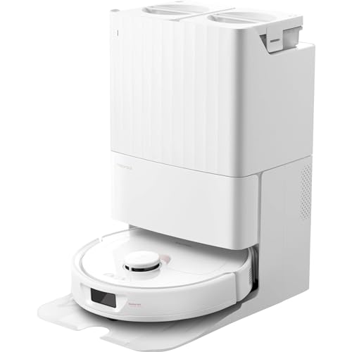roborock Qrevo Robot Aspirador y fregasuelos, Funciones Automáticas de Vaciado, Lavado, Secado, Limpieza de la Base y Autorrellenado, Mapeo 3D, Potencia de succión de 5500 Pa Aspirador Robot
