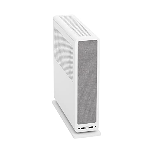 Fractal Design Ridge White - PCIe 4.0 Riser Card Included - 2X 140mm PWM Aspect Fans Included - Type C USB - m-ITX PC Gaming Case