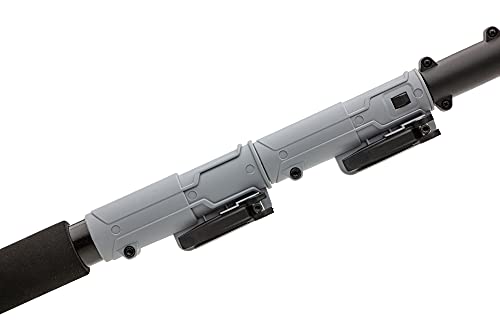 IKRA Tijeras Cortasetos telescópico a batería ICPH 2040, Incl. 2X batería, Cargador rápido y Cinta de Hombro