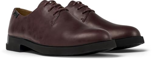 Camper Iman K200685, Zapatos con Cordones Mujer, Borgoña 033, 38 EU