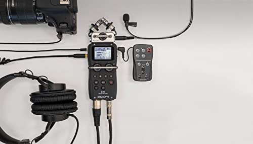 Zoom H5 Grabador Digital Multitraccia de 4 Pistas con Micrófonos Intercambiables, Interfaz USB, Negro