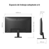 LG 24U631A-B - Monitor 23.8'', Panel IPS, (2560 x 1440), 100 Hz, 5ms (GtG), WebOS23, sRGB 99%, QHD, Ajuste en Inclinación (Eje Horizontal), Negro