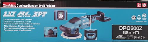 MAKITA DPO600Z PULIDORA ROTORBITAL BL 18V LXT 150MM, Multicolor (sin batería y cargador)
