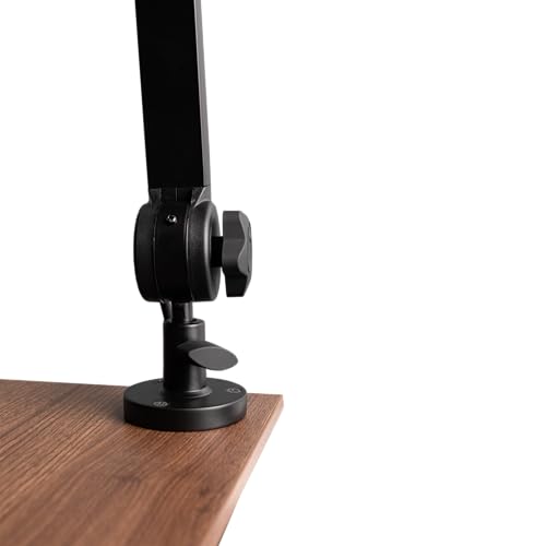 Gator Frameworks Soporte de micrófono Deluxe para podcasts y grabaciones, con cable XLR integrado (GFWBCBM3000)