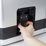 Caso Café Crema Touch - Cafetera automática, incluye manguera y depósito de leche, mecanismo de cono regulable sin niveles, listo para arrancar, todas las especialidades de café al tacto, color negro