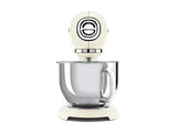 SMEG SMF03CREU Batidora de pie, 800 W, 4.8 litros, 44 Decibelios, Plastic, 10 Velocidades, Black