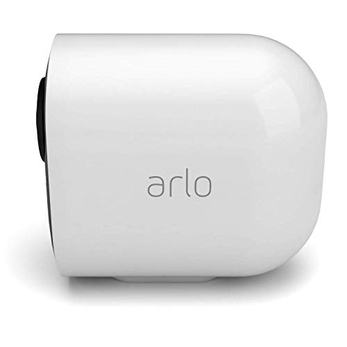 Arlo Ultra 2 Camara de Vigilancia WiFi Exterior 4K, Camara de Vigilancia WiFi Interior, Sensor de Movimiento, Alarmas Para Casa, Visión Nocturna Color, Prueba Arlo Secure Incluida , 3 Cámaras, Blancas