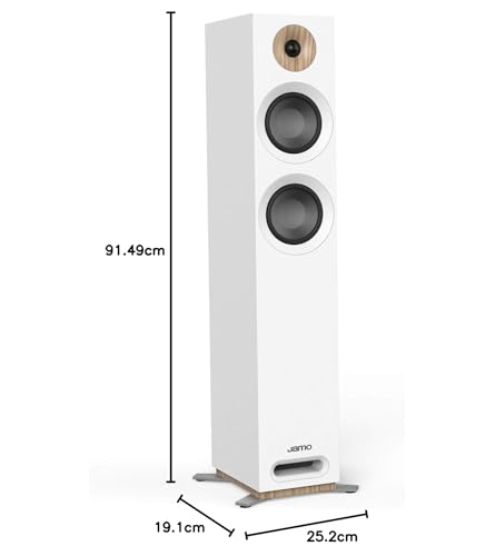 Jamo S 807 W PAR 200W Blanco Altavoz - Altavoces (Alámbrico, 200 W, 42-26000 Hz, 8 Ω, Blanco)