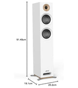 Jamo S 807 W PAR 200W Blanco Altavoz - Altavoces (Alámbrico, 200 W, 42-26000 Hz, 8 Ω, Blanco)