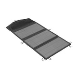 RYOBI 18V One+ Kit Solar de Viaje – Panel Solar Plegable con Power Bank y Cargador – Energía Portátil Ideal para Camping