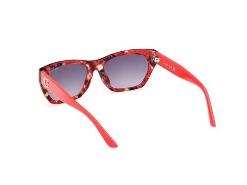 GUESS Gu00203-h Gafas, 54b Red Havana, 56/18/140 para Mujer