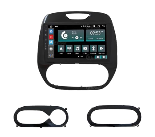 Radio de Coche para Renault Captur 2013-2016 (con medianav o USB Central) Android GPS Bluetooth WiFi USB Dab+ Touchscreen 9" 8core Carplay AndroidAuto