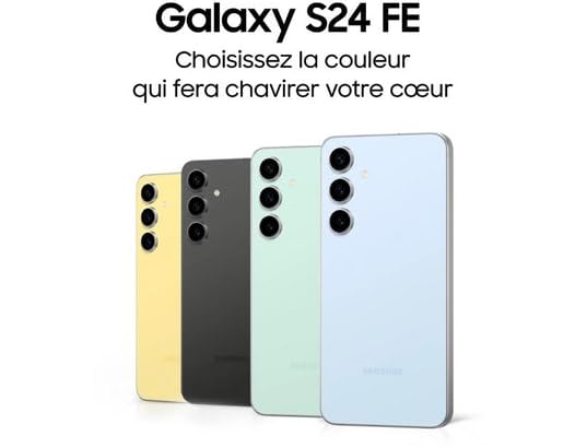 SAMSUNG Galaxy S24 FE, Smartphone AI, 8GB RAM, 128GB, Graphite