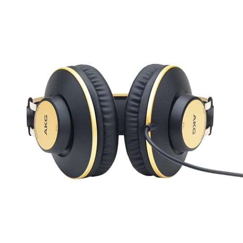 AKG K92 Closed Back - Auriculares de diadema cerrados (200 mW, 32 Ohmios, 113 dB, 3 m), color negro