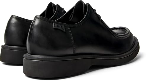 Camper Norman K100999, Wallabee Hombre, Negro 001, 45 EU