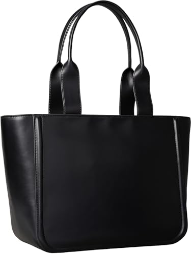 Calvin Klein Bolso Tote Mujer Bold Medium con logotipo, Negro (Black), Talla Única