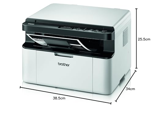 Brother DCP1610W - Impresora Multifunción Láser Monocromo, Blanco y Negro