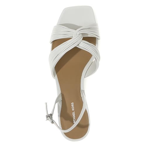 Michael Kors Alessia, Sandals Mujer, Optic White, 40 EU