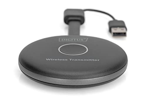 DIGITUS DS-55322 Click & Present Pro - Transmisor HDMI para ampliación - Unidad transmisora HDMI para DS-55317 - No requiere controladores - True Plug & Play - Negro