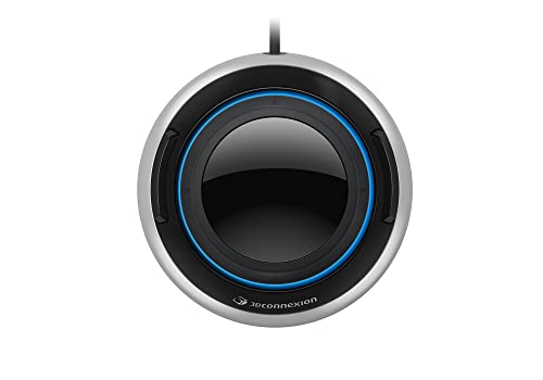 3Dconnexion SpaceMouse Compact (ratón 3D, con cable, negro)