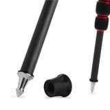 Hama Ramble II Duo - Trípode para cámara 2 en 1 y Soporte para teléfono móvil con Soporte para teléfono móvil, trípode Estable y Ligero de Carbono, trípode para Fotos de 3 Posiciones Extensible máx.